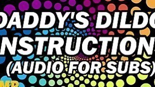 ASMR Daddy&#'s Dildo Instructions for Sub Sluts (Audio)