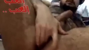 Hot Hairy Pakistani Gay Guy Fingers his Big Butt ,wanks and Cums