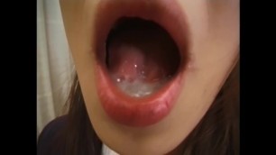 Japanese School Girls Swallow Semen Deliciously in Home Economics Lessons