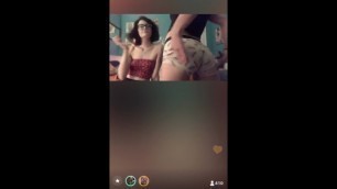 2girls Horny on Periscope Flashing Ass Tits and Bush