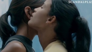 Danay Garcia & Patricia Velasquez Lesbian Scene on ScandalPlanet.Com