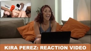 BANGBROS - Kira Perez Watched Her Own Porn Movies And It Was Totally Cringe &lpar;Reaction&rpar;