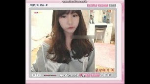 Pretty korean girl recording on camera 6